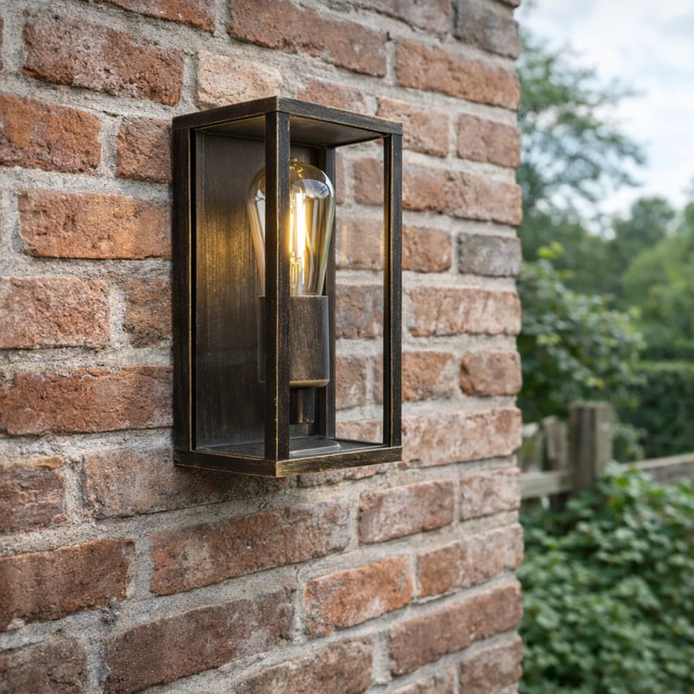 Applique extérieur en aluminium doré - Maisons du Monde