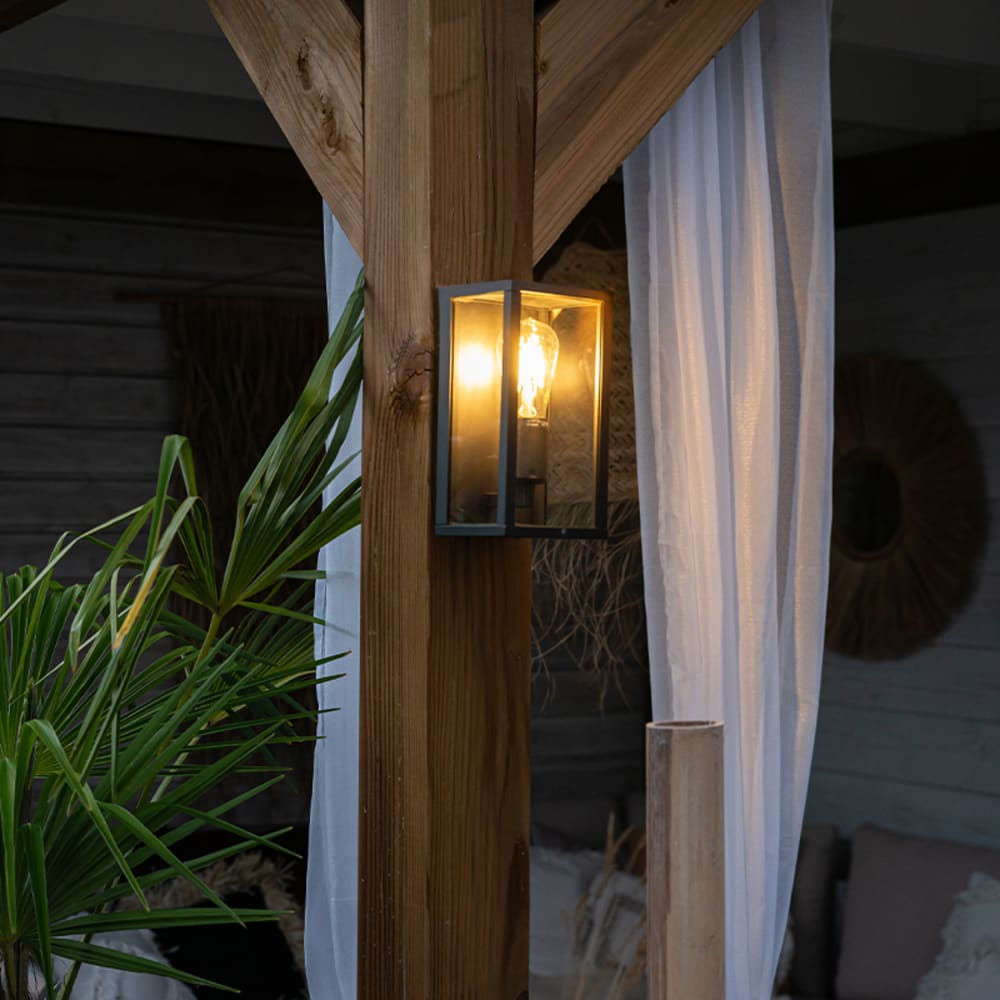 Applique extérieur en aluminium noir - Maisons du Monde