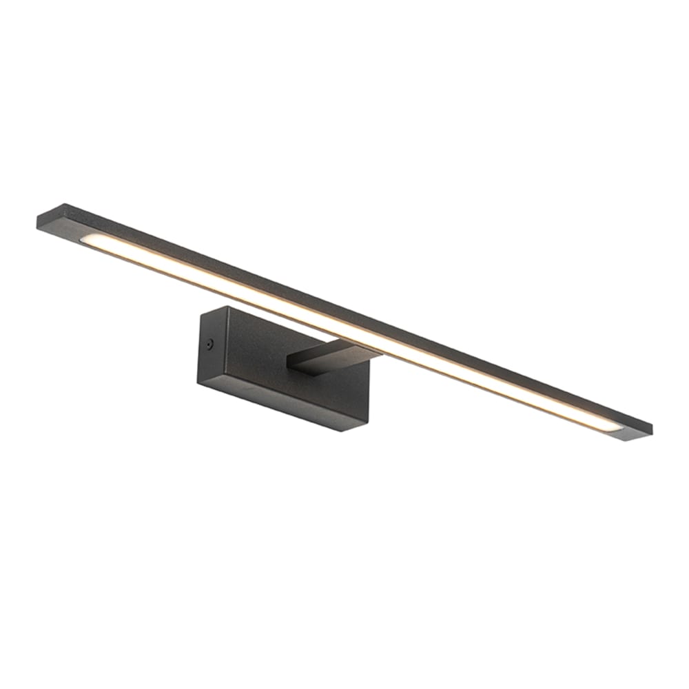 Applique murale en plastique noir