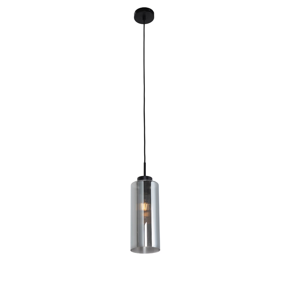 Suspension en verre gris — vue 3
