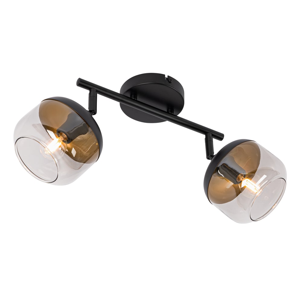 Spot plafond en verre gris — vue 4