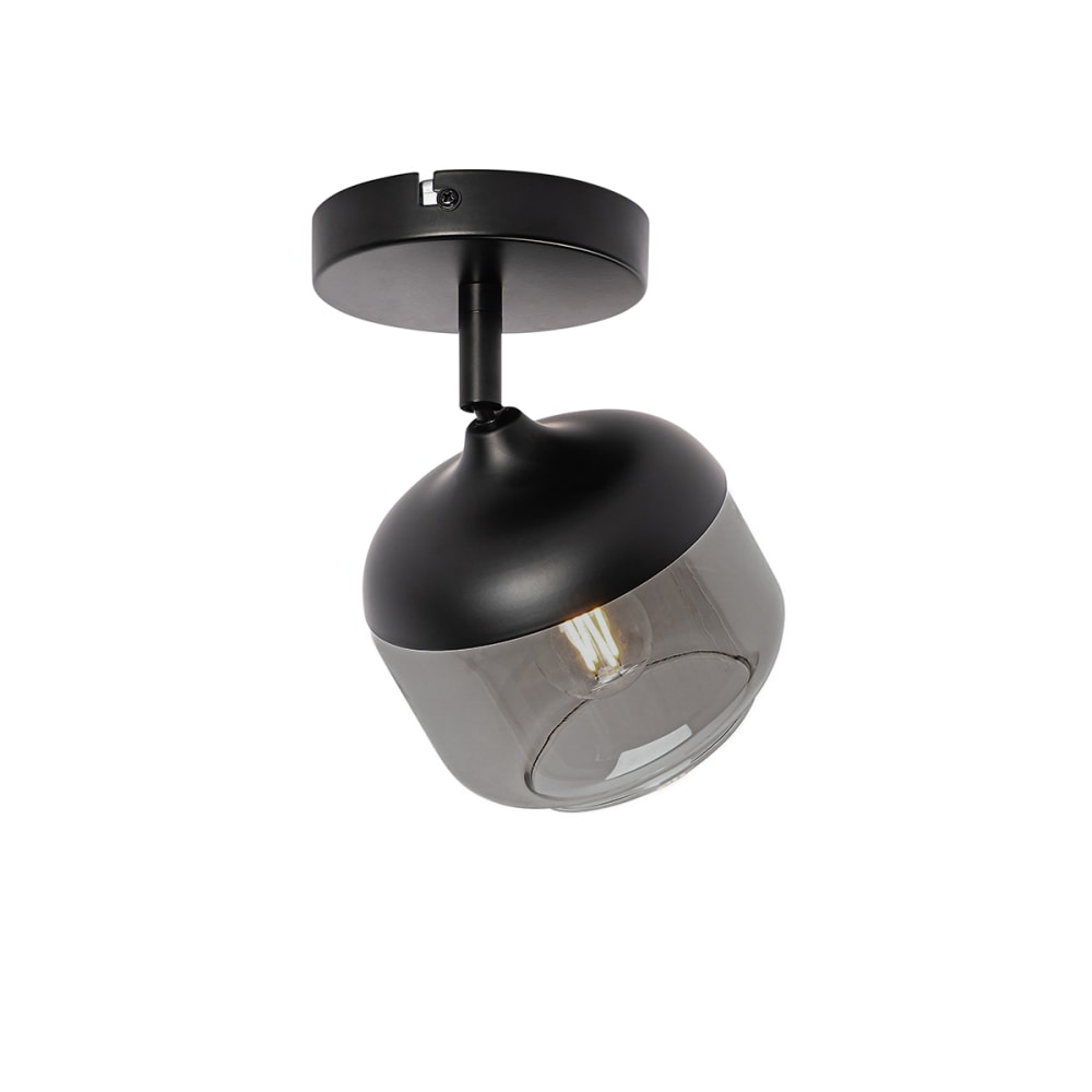 Spot murale en verre gris — vue 4