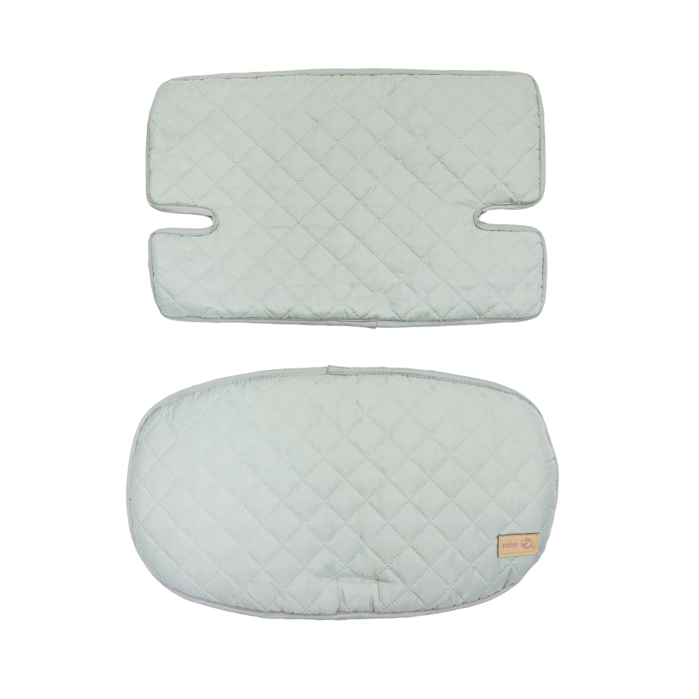 Coussin chaise haute bébé hydrofuge 2 pcs vert