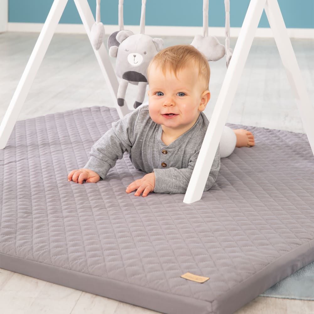 Tapis de sol pliant pour bébé en mousse avec housse anthracite - Maisons du Monde