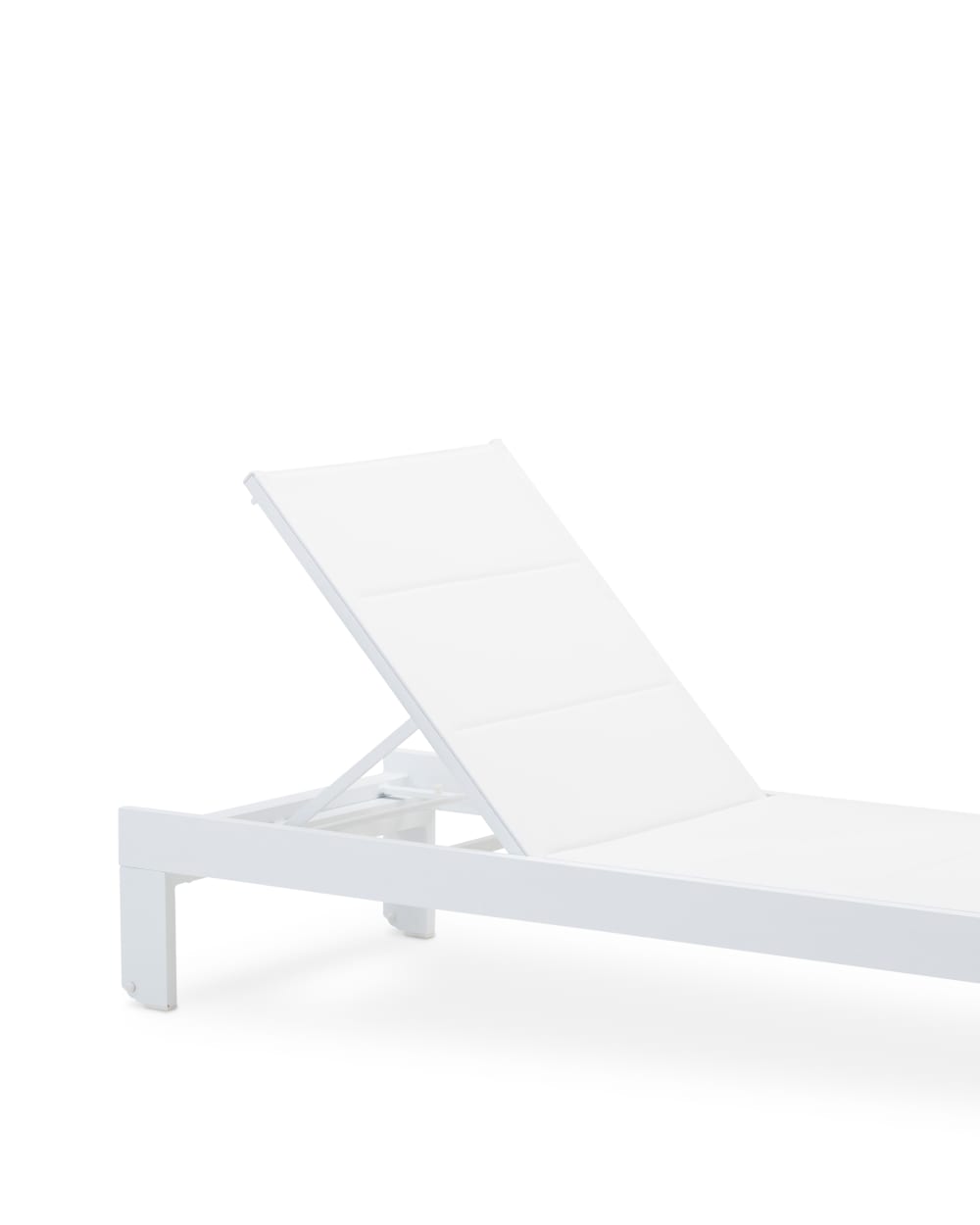Pack 2 chaises longues de jardin en aluminium blanc - Maisons du Monde