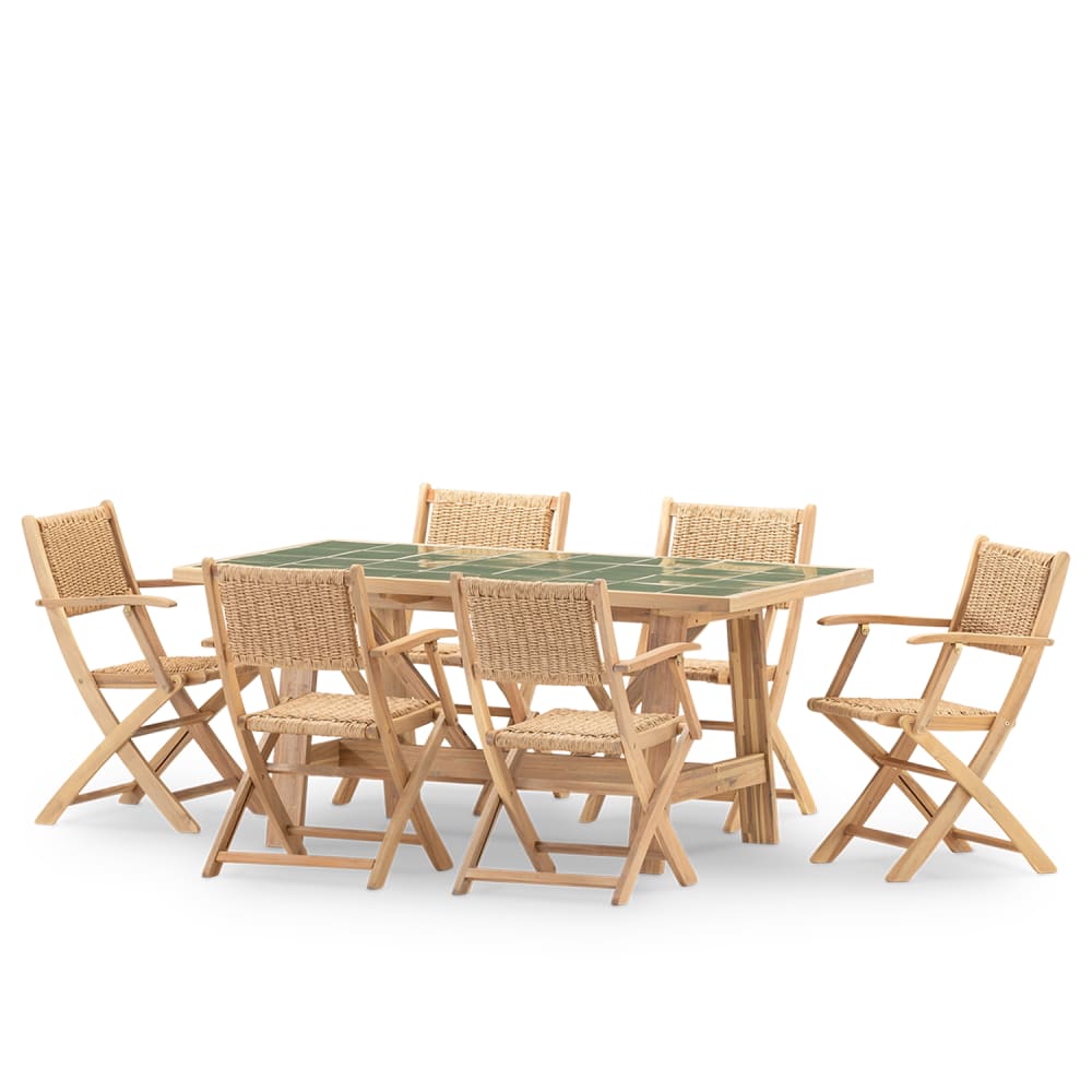 Set de repas jardin 6