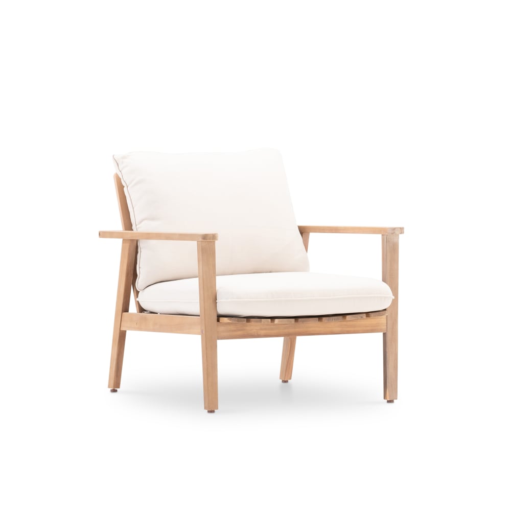 Pack 2 fauteuils jardin en bois- Cannes