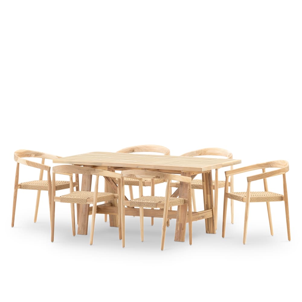 set de repas jardin 6