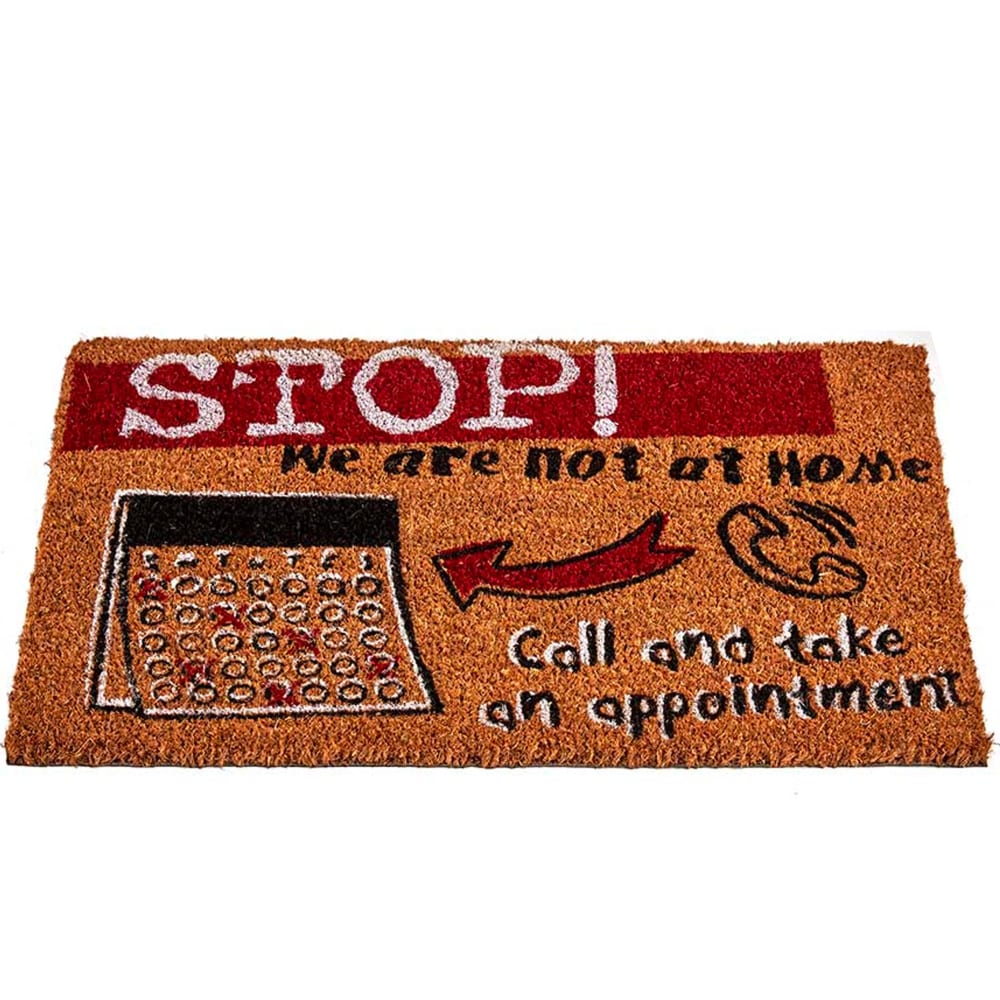 Paillasson coco stop 60x40x1cm - Maisons du Monde