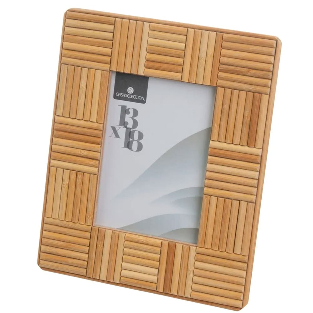 Cadre photo à poser bambou 13x18cm