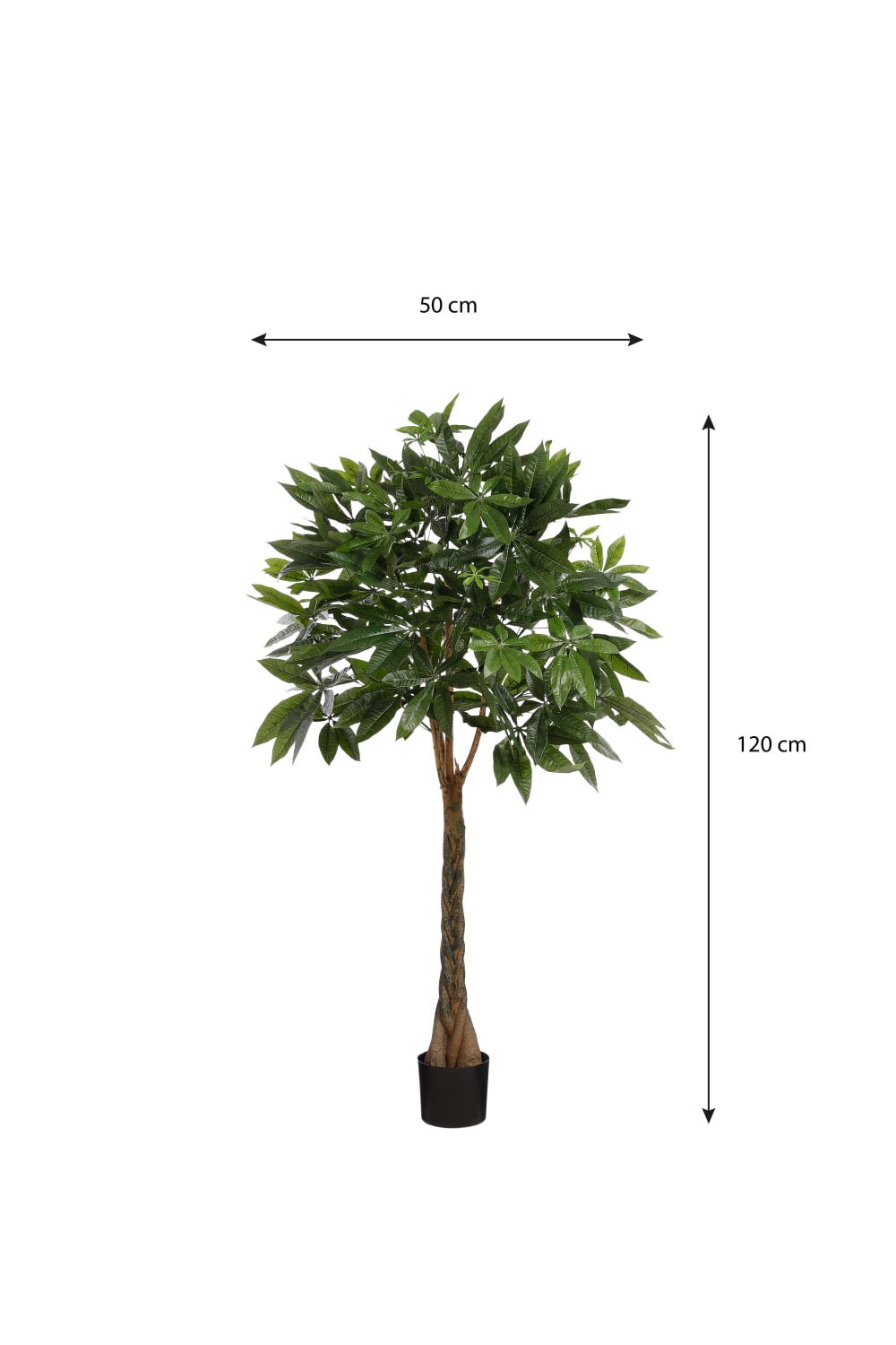 Plante artificielle Vert Polyester H120xl50xL50cm