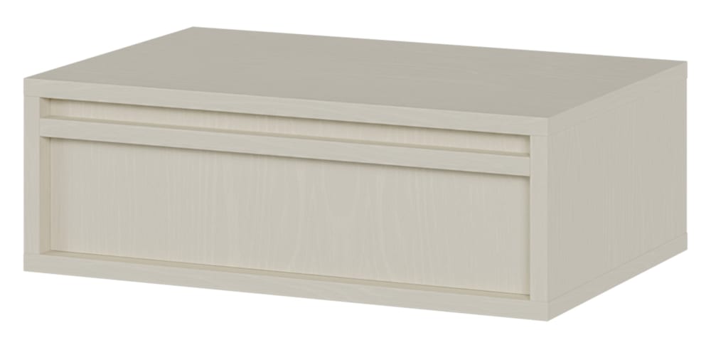 Selsey Nachtkonsole , beige, 50 cm style modern - Spanplatte