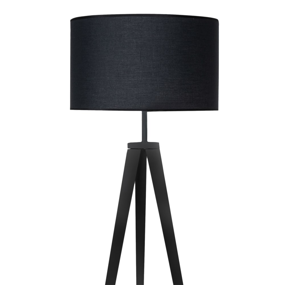 Lampadaire avec base noire à trois pieds — vue 4