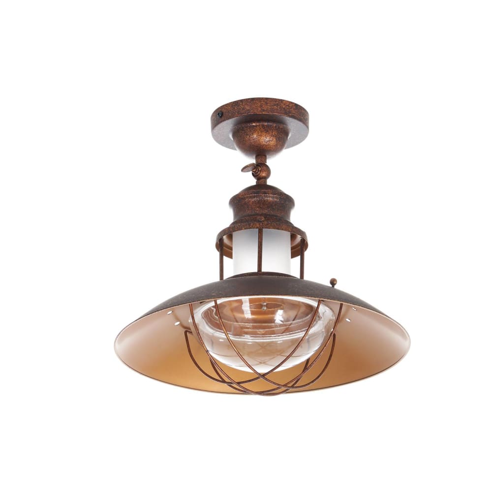 Lindby Deckenlampe aus Metall, braun style seaside - Metall