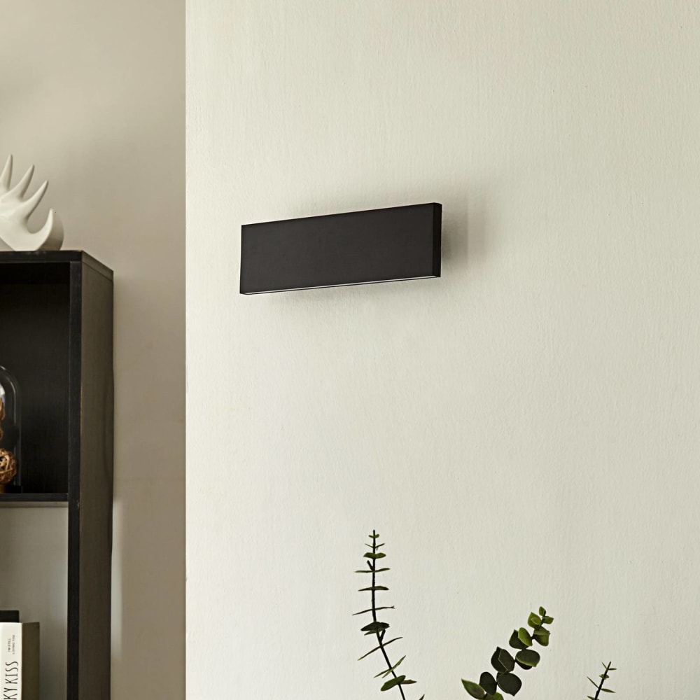 Applique murale led en métal noir - Maisons du Monde