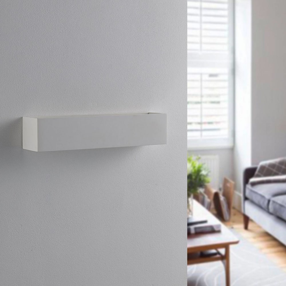 Applique murale en plâtre / terre cuite blanc - Maisons du Monde