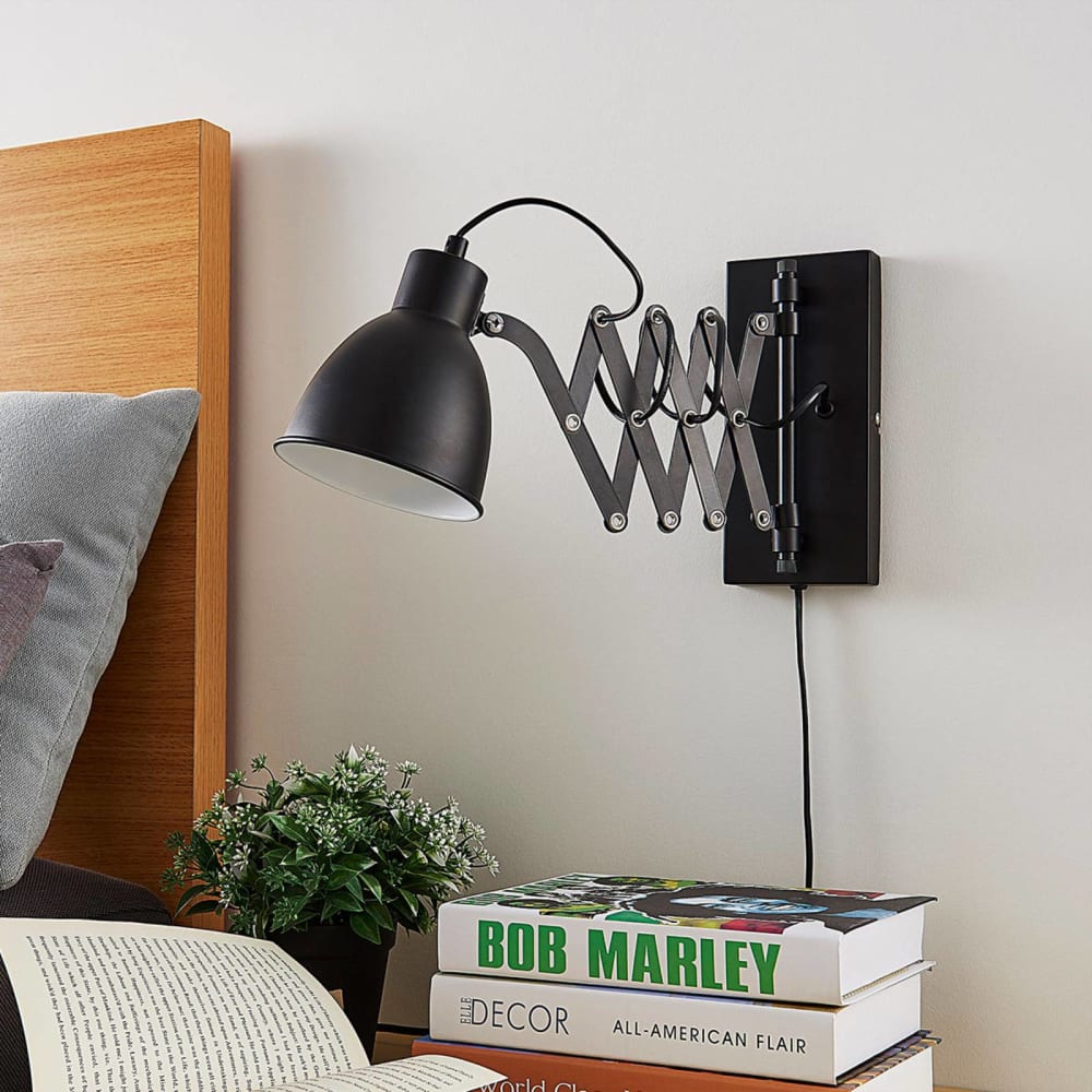 Applique murale en métal noir - Maisons du Monde