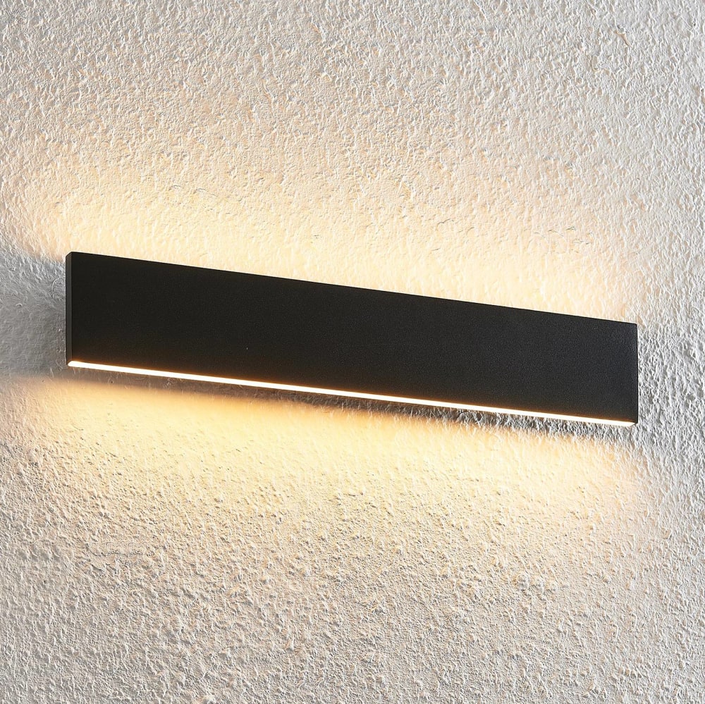 Applique murale led en métal noir - Maisons du Monde