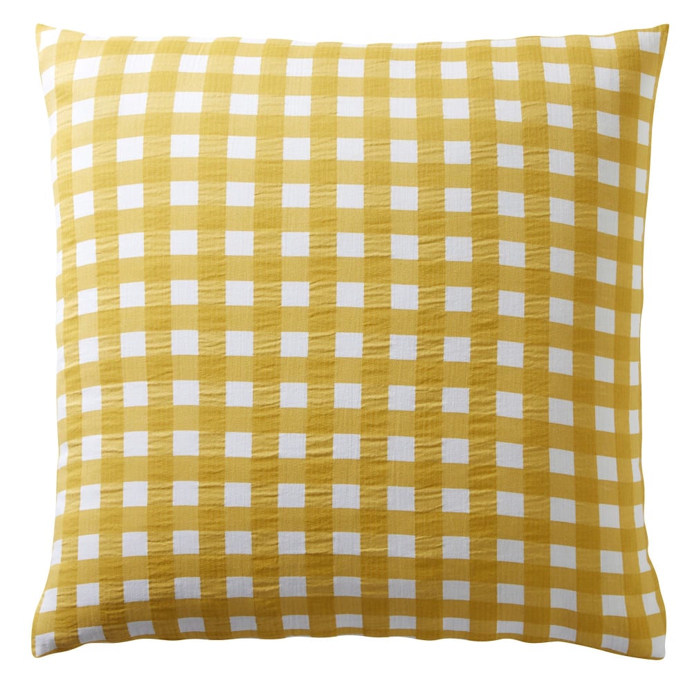 Taie sac en coton jaune maïs 50x70cm