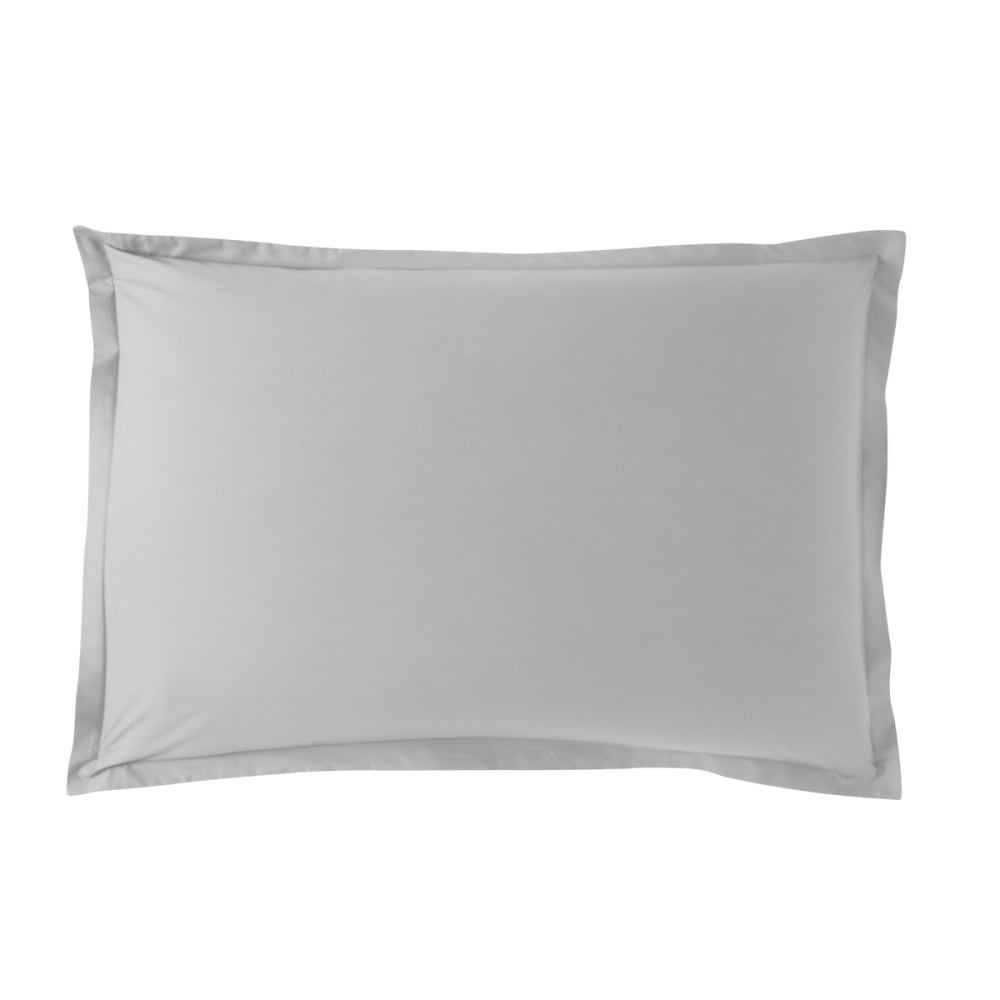 Taie d'oreiller percale pierre 60x60 cm — vue 4