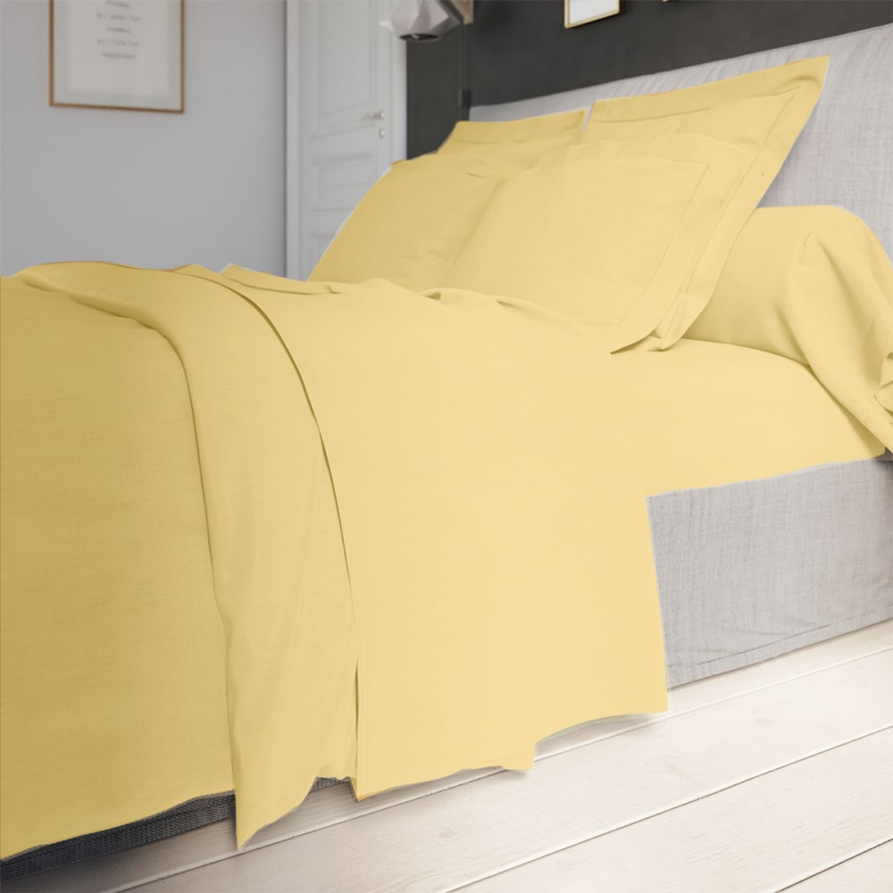 Drap housse percale mimosa 120x190 cm — vue 3