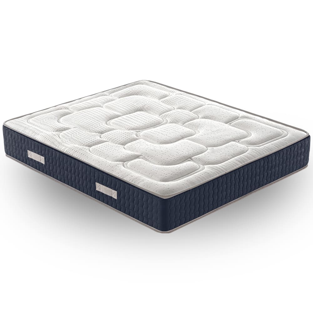 Matelas en mousse mémoire de forme 200x200 épaisseur 30 cm, 9 zones