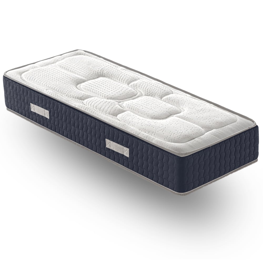 Matelas en mousse mémoire de forme 90x200 épaisseur 30 cm, 9 zones