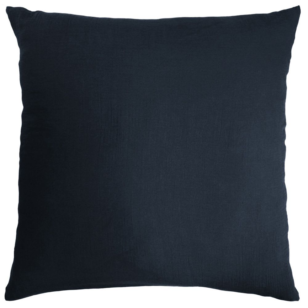 Taie d'oreiller gaze de coton unie 60x60 cm — vue 3
