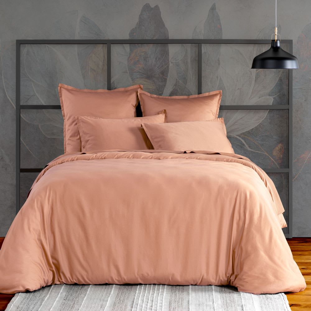 Taie d'oreiller satin de coton unie 65x65 cm - Maisons du Monde
