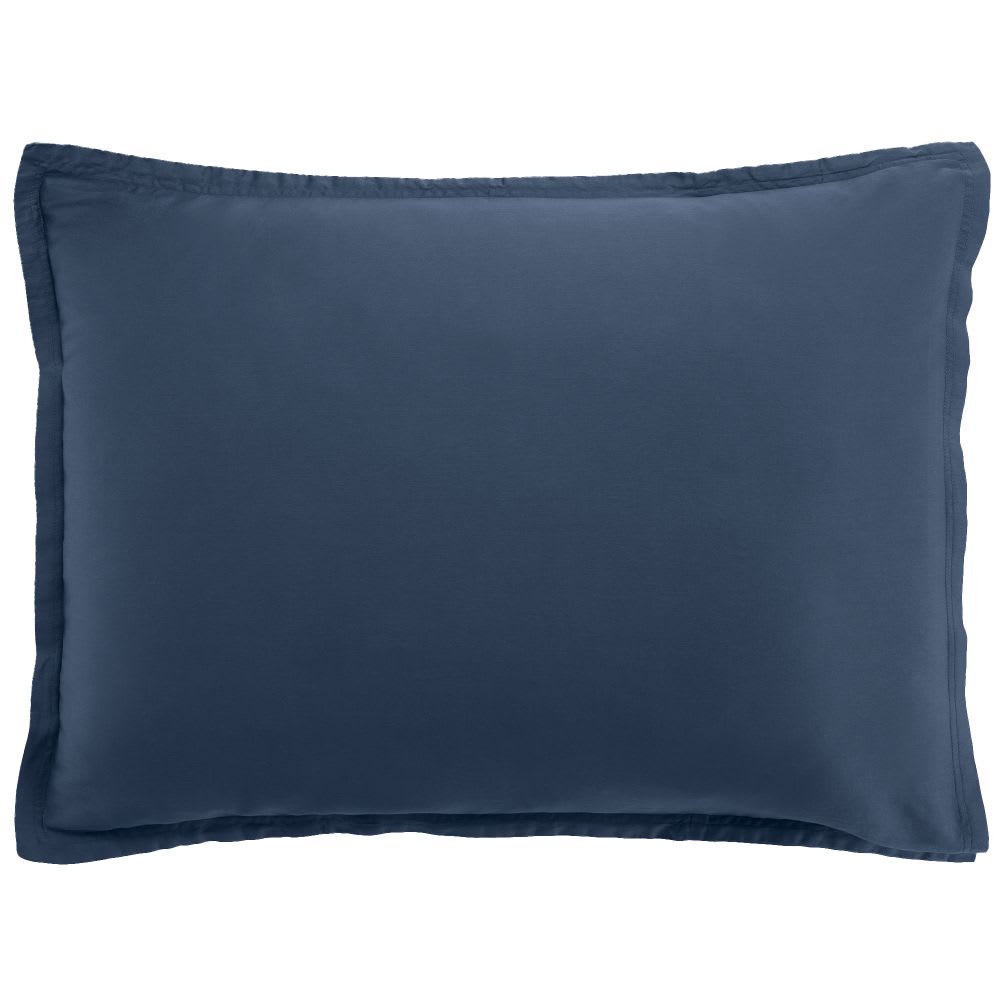 Taie d'oreiller satin de coton unie 50x70 cm