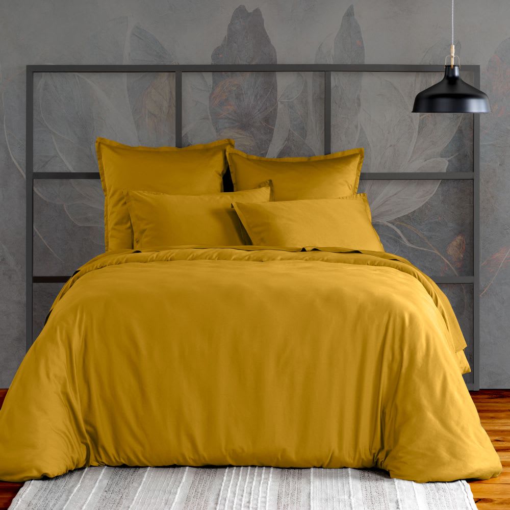 Taie d'oreiller satin de coton unie 65x65 cm - Maisons du Monde