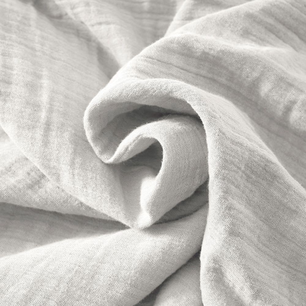 Housse de couette gaze de coton unie 240x260 cm — vue 4