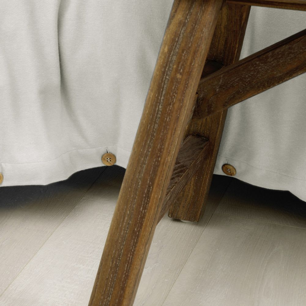 Housse de couette flanelle de coton unie 200x200 cm — vue 4