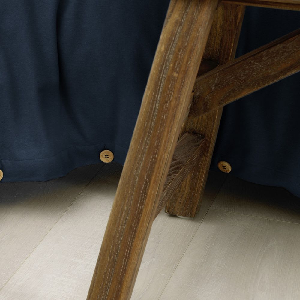 Housse de couette flanelle de coton unie 240x260 cm — vue 4