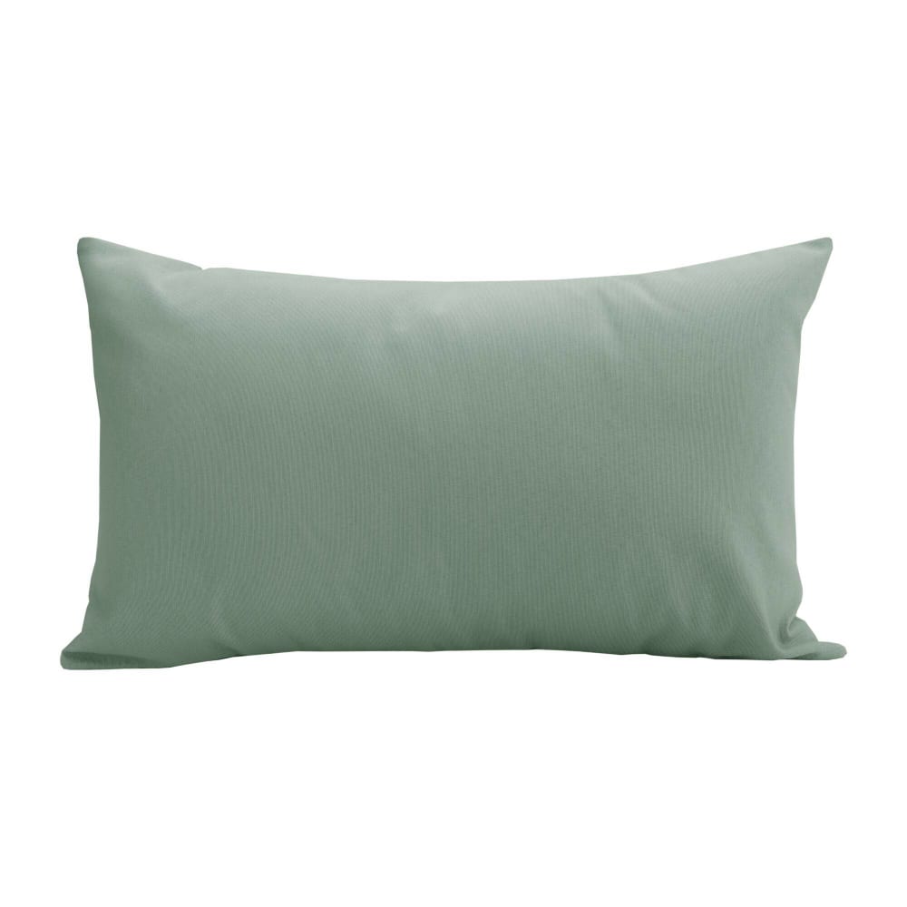 Housse de coussin en Fibres recyclées Vert Eau 30 x 50 cm