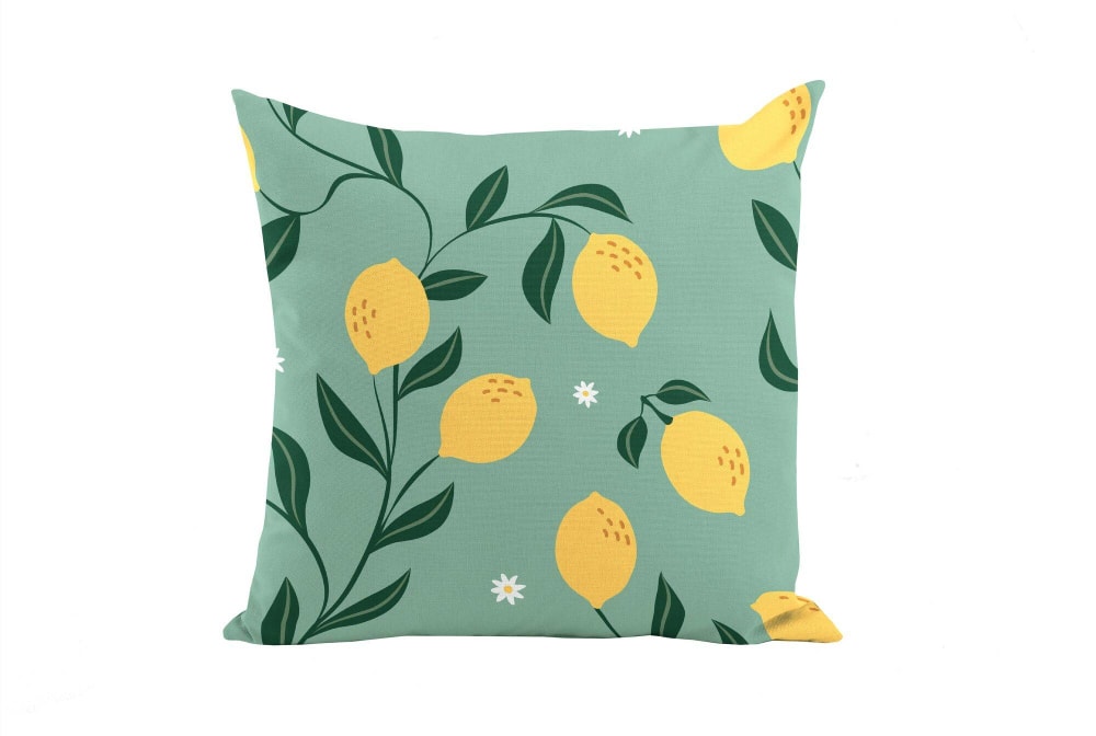 Coussin en Polyester recyclé Citronnade 40 x 40 cm