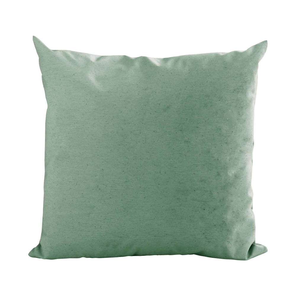 Coussin en Polyester recyclé Vert Eau 40 x 40 cm