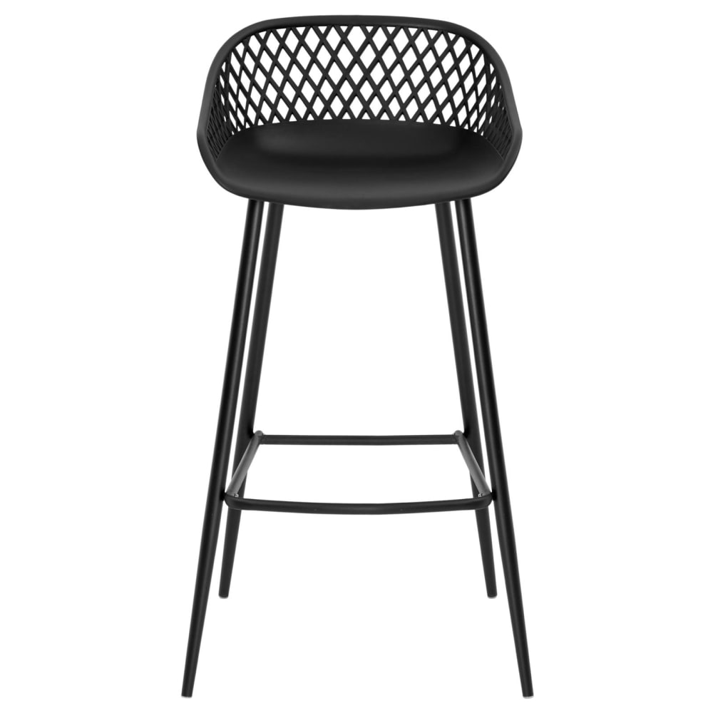 IDIMEX 2er-Set Barhocker aus Kunststoff, schwarz style industrial - Pp - Polypropylen