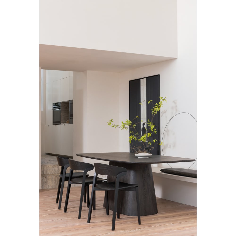 Esstisch aus MDF für 6 Personen, Dunkelbraun - Maisons Du Monde