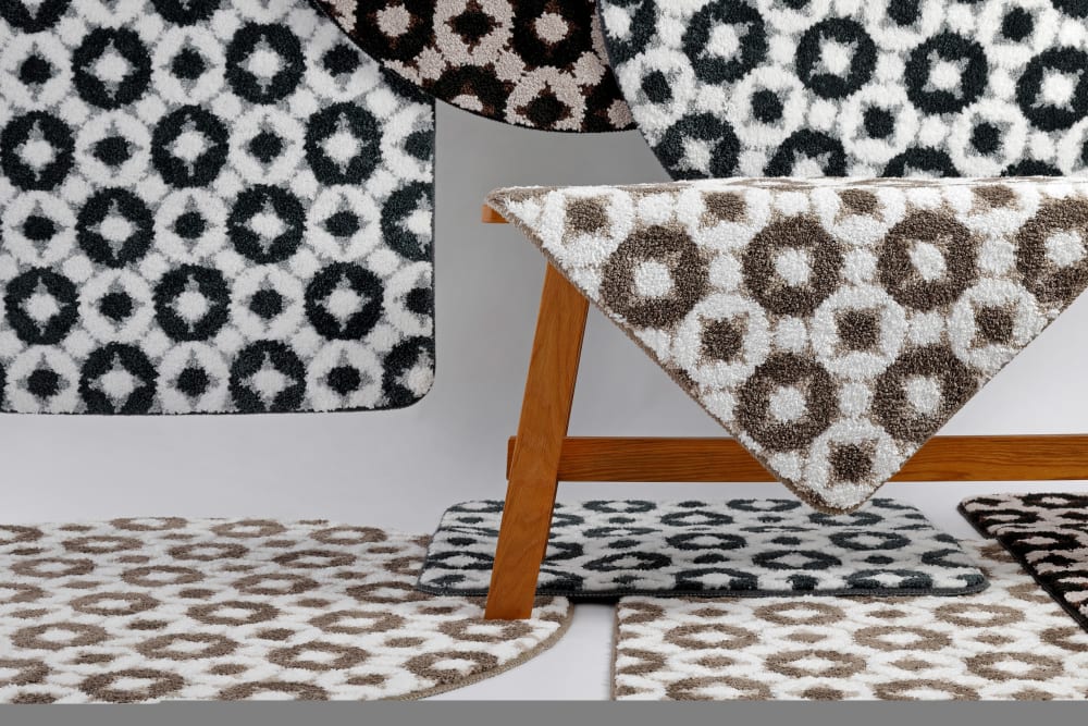 Badteppich in Taupe mit digitalem Druck 80x150 - Maisons Du Monde