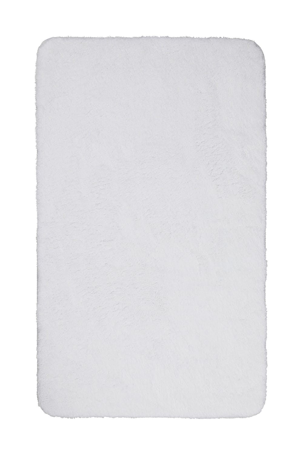 Wecon Home Basics Badteppich in Weiß einfarbig 60x100 style modern Weiß Öko-Tex Zertifikat Pes - Polyester