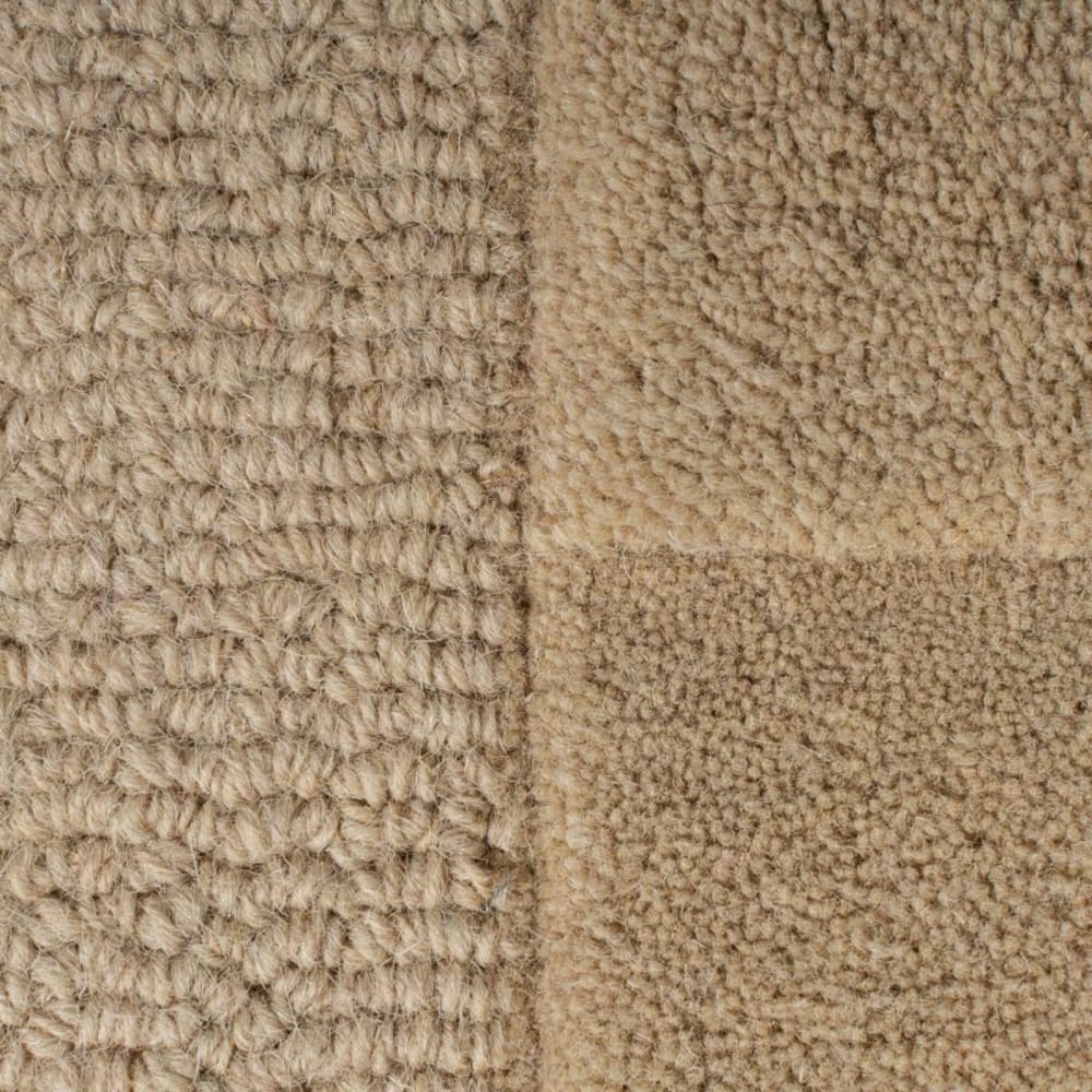 Tapis en laine rond beige 160x160cm — vue 4