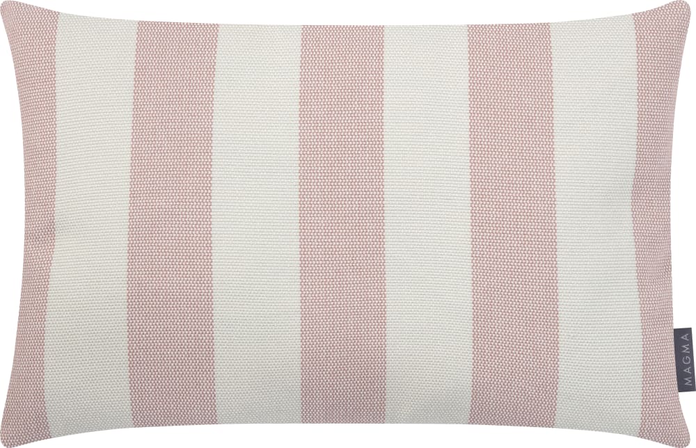 Housses de coussin d'extérieur rayées rose -lot de 2 - 40x60