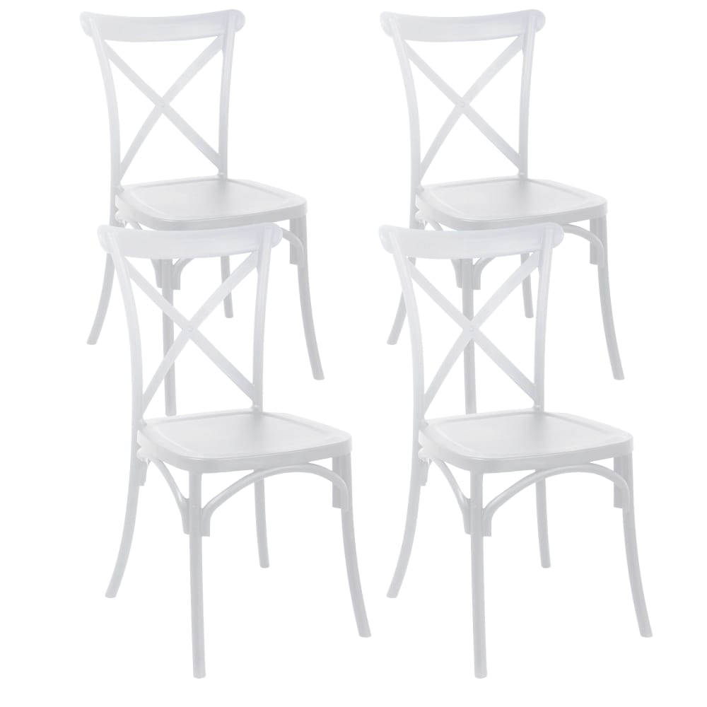 Lot 4 chaises terrasse