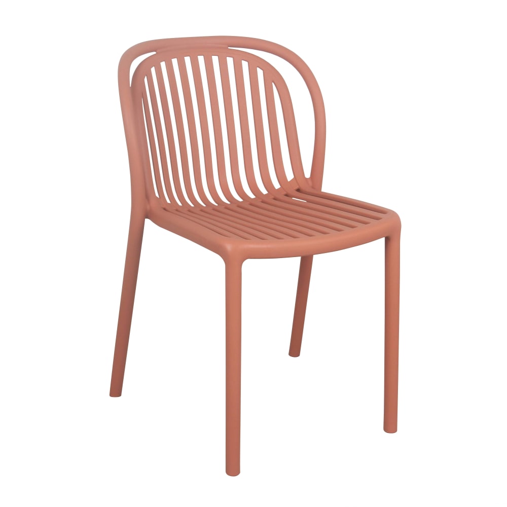 Chaise de terrasse terracotta