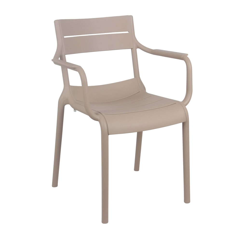 Fauteuil beige de terrasse en plastique - Maisons du Monde