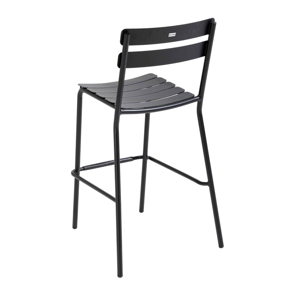 Chaise haute de terrasse noire - Maisons du Monde
