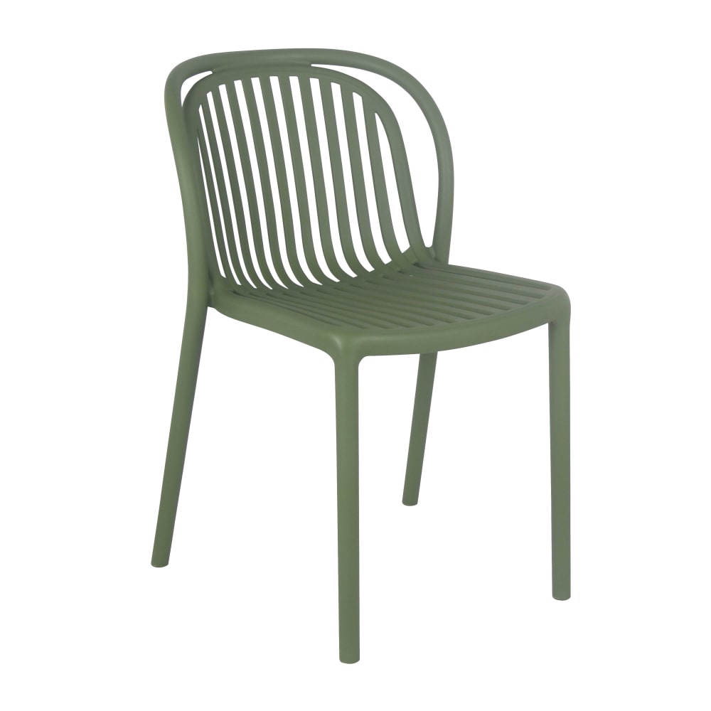 Chaise de terrasse vert olive