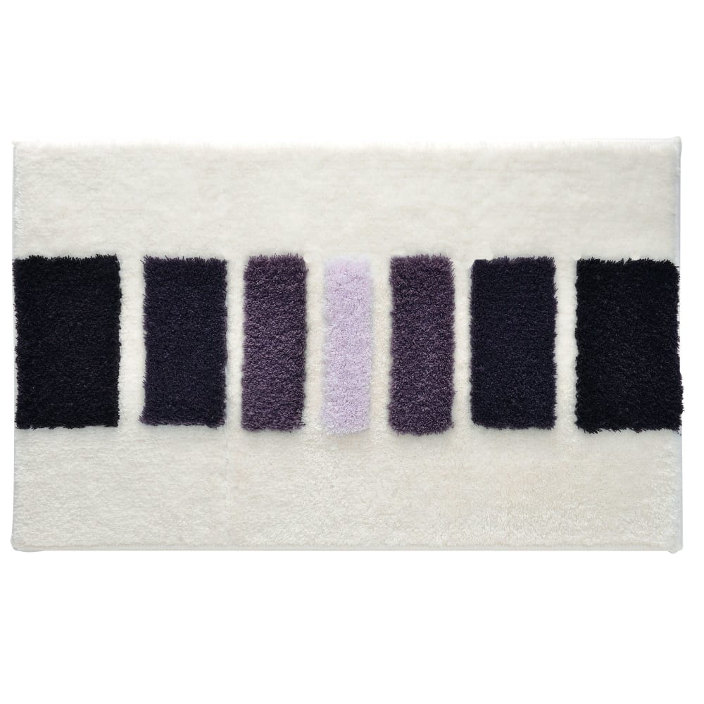 Tapis de bain en acrylique 1000 g/m² violet 50x80cm