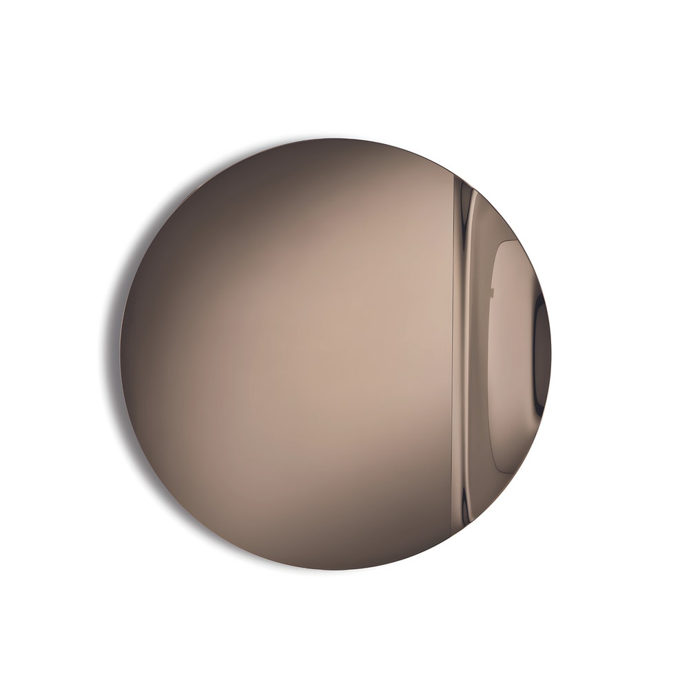 Miroir mural rond moderne sans cadre pour salon